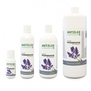 Molke-Pflegedusch mit Lavendelöl und Ringelblume