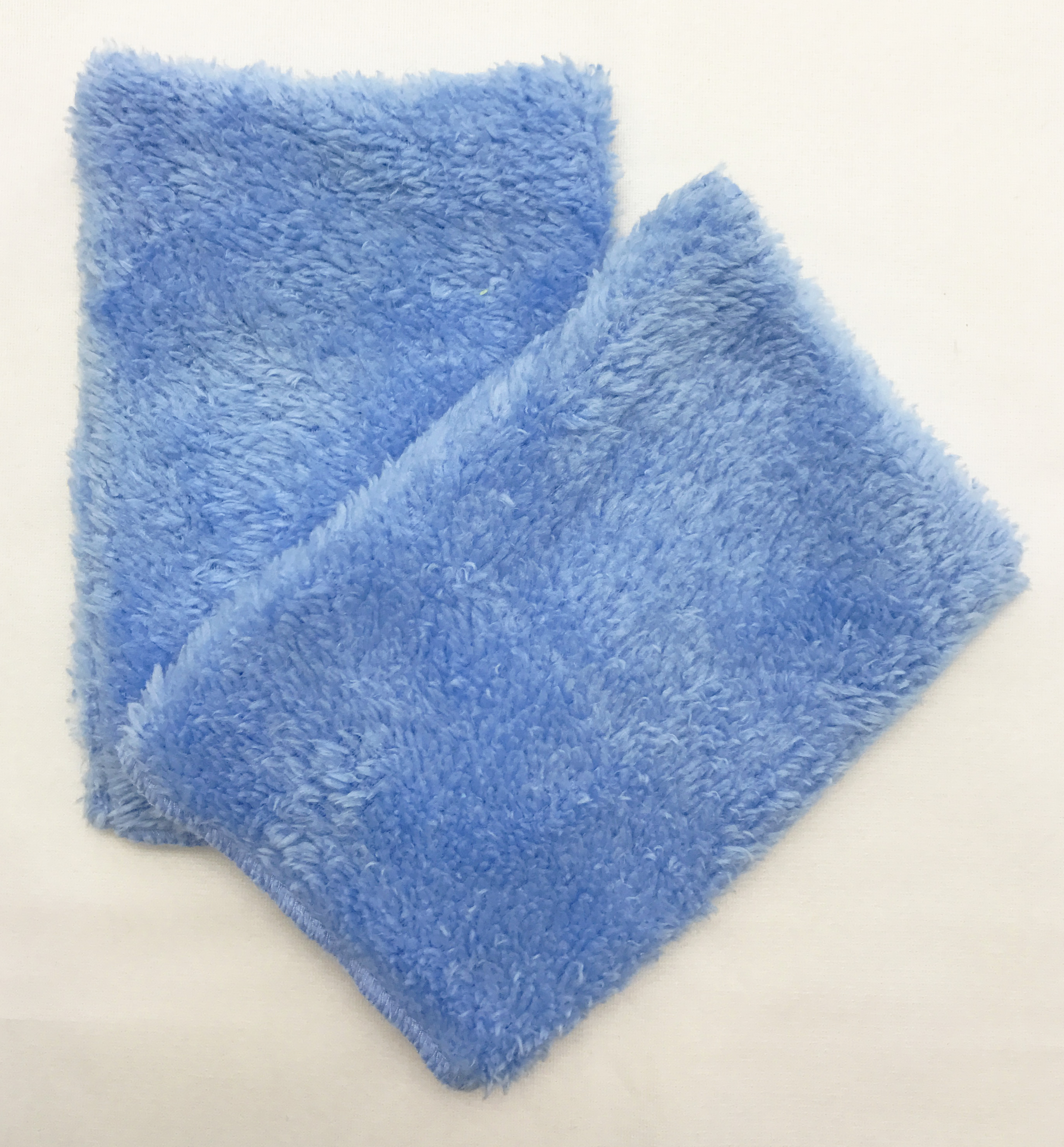 kleine Abreinigungshandschuhe ca. 9x15cm pro Paar Teddy-Plüsch -40% azurblau